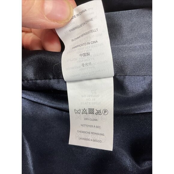 J Crew Womens Red/ Navy Buffalo Check‎ Plaid Bomber Jacket, Wool size 14 - Picture 10 of 12